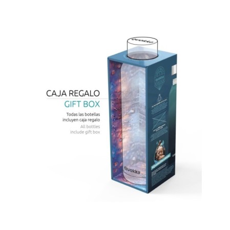 QUOKKA BOTELLA TERMO ACERO INOXIDABLE SOLID COLOR JUNGLE 630 ML