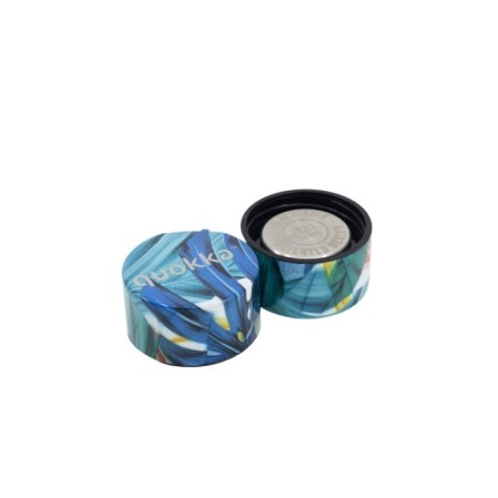 QUOKKA BOTELLA TERMO ACERO INOXIDABLE SOLID COLOR JUNGLE 630 ML