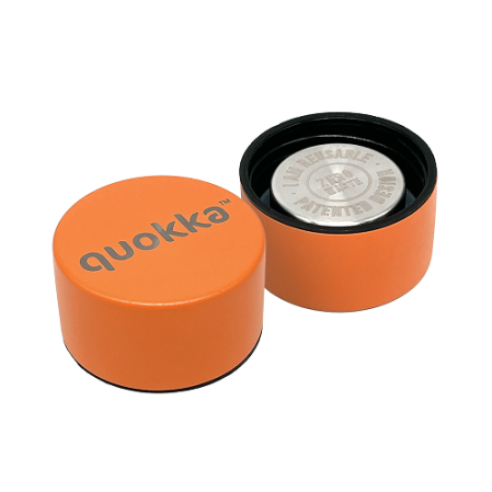 QUOKKA BOTELLA TERMO ACERO INOXIDABLE SOLID PAPAYA ORANGE 510 ML