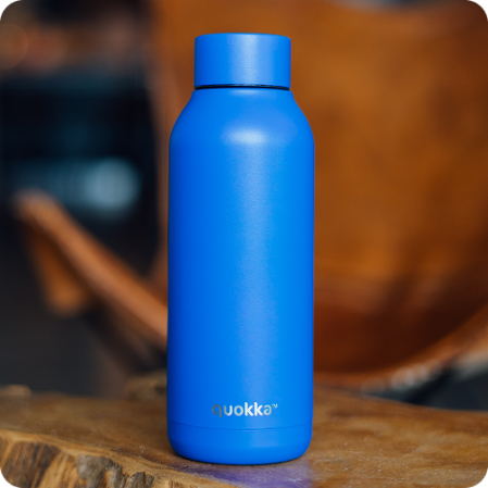QUOKKA BOTELLA TERMO ACERO INOXIDABLE SOLID ULTRAMARINE 510 ML