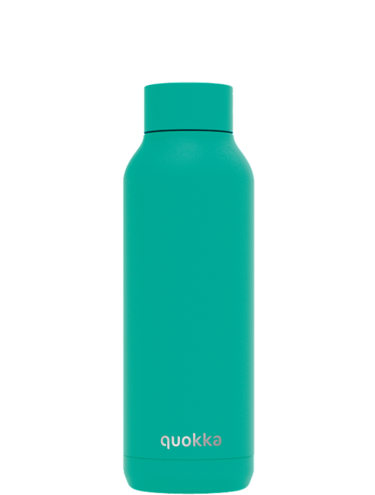 QUOKKA BOTELLA TERMO ACERO INOXIDABLE SOLID JADE GREEN 510 ML