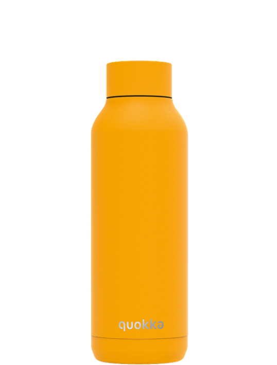 QUOKKA BOTELLA TERMO ACERO INOXIDABLE SOLID AMBER YELLOW 510 ML