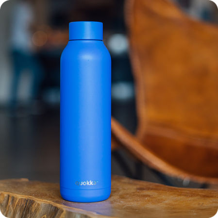 QUOKKA BOTELLA TERMO ACERO INOXIDABLE SOLID ULTRAMARINE 630 ML