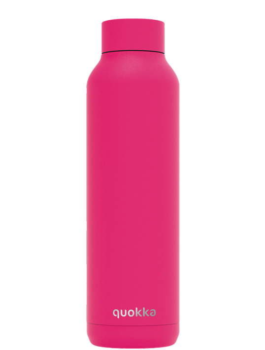 QUOKKA BOTELLA TERMO ACERO INOXIDABLE SOLID RASPBERRY PINK 630 ML