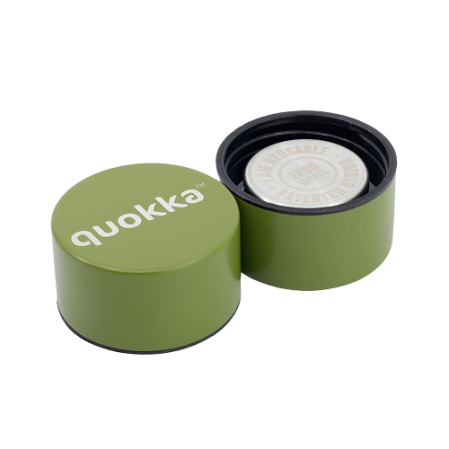 QUOKKA BOTELLA TERMO ACERO INOXIDABLE SOLID OLIVE GREEN 510 ML