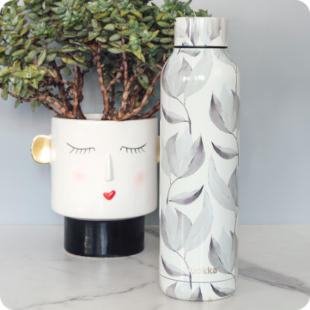 QUOKKA BOTELLA TERMO ACERO INOXIDABLE SOLID COTTON 630 ML