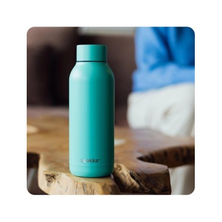 QUOKKA BOTELLA TERMO ACERO INOXIDABLE SOLID APPLE GREEN 510 ML