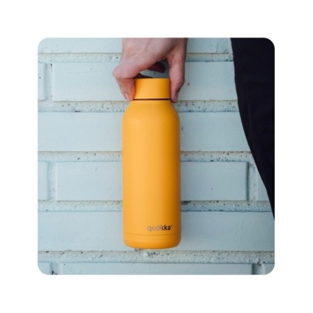QUOKKA BOTELLA TERMO ACERO INOXIDABLE SOLID AMBER YELLOW 510 ML