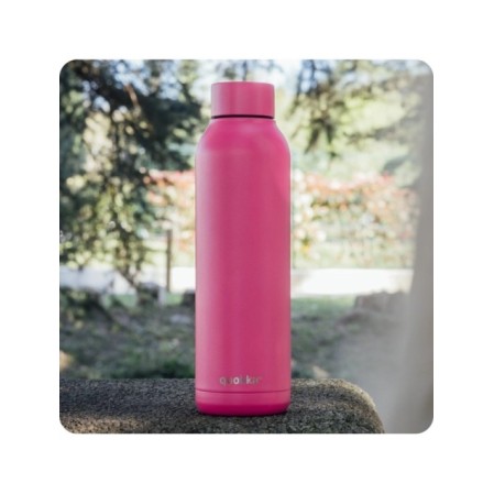 QUOKKA BOTELLA TERMO ACERO INOXIDABLE SOLID RASPBERRY PINK 630 ML