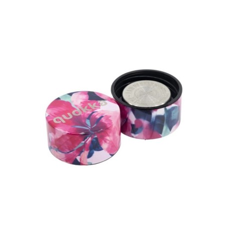 QUOKKA BOTELLA TERMO ACERO INOXIDABLE SOLID PINK BLOOM 510 ML