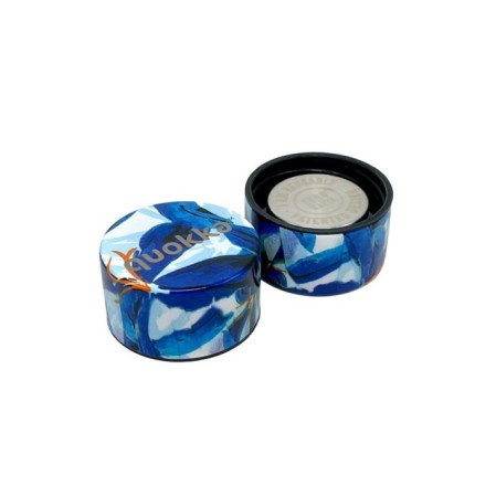 QUOKKA BOTELLA TERMO ACERO INOXIDABLE SOLID BLUE HIBISCUS 510 ML