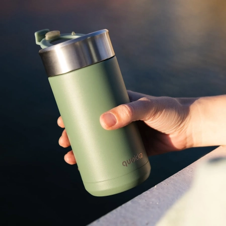 QUOKKA VASO CAFE TERMICO ACERO INOXIDABLE BOOST PINE 400 ML