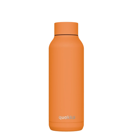 QUOKKA BOTELLA TERMO ACERO INOXIDABLE SOLID PAPAYA ORANGE 510 ML
