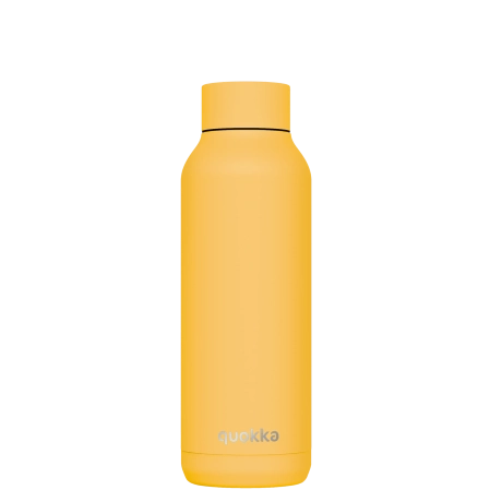 QUOKKA BOTELLA TERMO ACERO INOXIDABLE SOLID SAFFRON YELLOW 510 ML