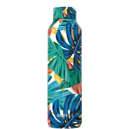 QUOKKA BOTELLA TERMO ACERO INOXIDABLE SOLID COLOR JUNGLE 630 ML