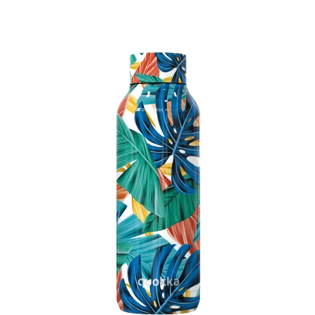 QUOKKA BOTELLA TERMO ACERO INOXIDABLE SOLID COLOR JUNGLE 510 ML