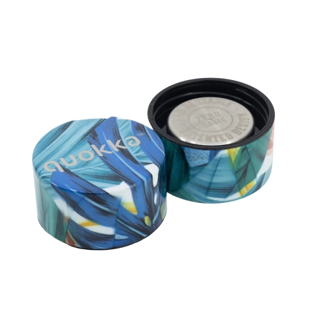 QUOKKA BOTELLA TERMO ACERO INOXIDABLE SOLID COLOR JUNGLE 510 ML