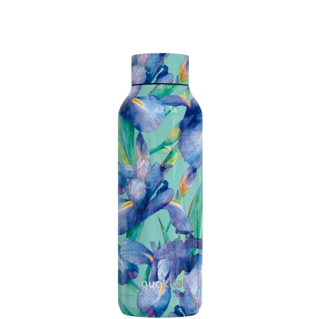 QUOKKA BOTELLA TERMO ACERO INOXIDABLE SOLID BLUE IRISES 510 ML