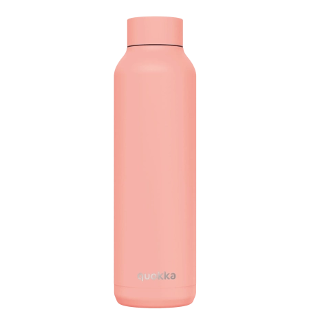 QUOKKA BOTELLA TERMO ACERO INOXIDABLE SOLID PASTEL PEACH 630 ML