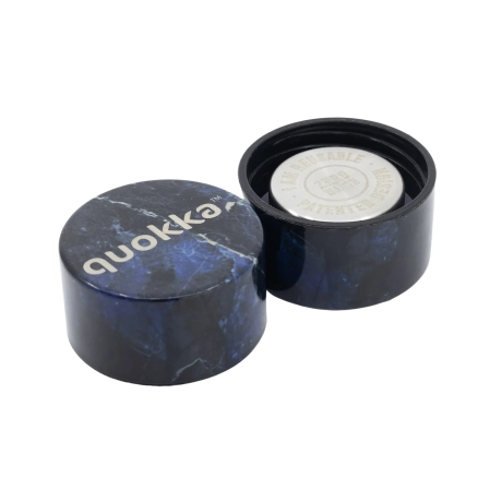 QUOKKA BOTELLA TERMO ACERO INOXIDABLE SOLID BLACK MARBLE 510 ML