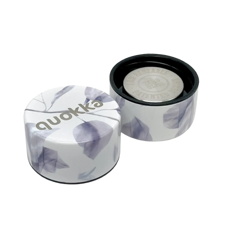 QUOKKA BOTELLA TERMO ACERO INOXIDABLE SOLID GRAY BOUQUET 510 ML