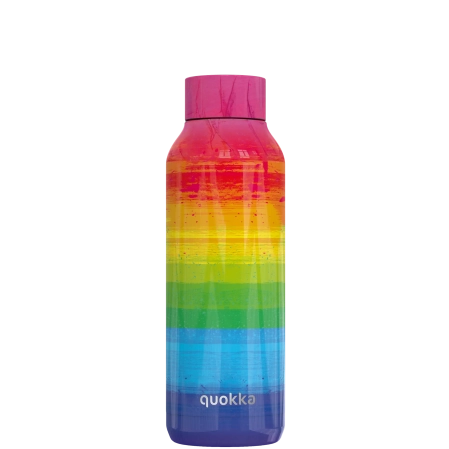 QUOKKA BOTELLA TERMO ACERO INOXIDABLE SOLID RAINBOW 510 ML
