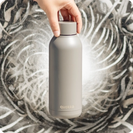 QUOKKA BOTELLA TERMO ACERO INOXIDABLE SOLID GREY 510 ML