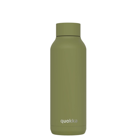 QUOKKA BOTELLA TERMO ACERO INOXIDABLE SOLID OLIVE GREEN 510 ML