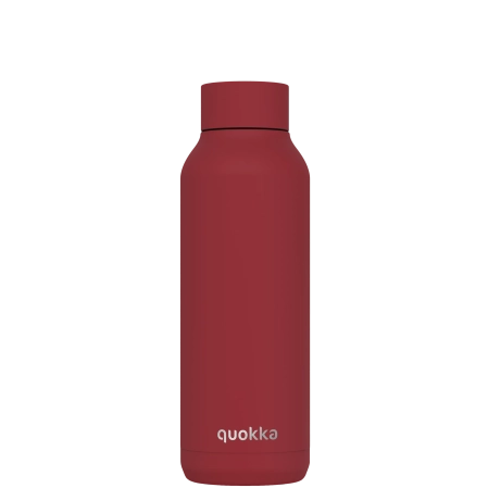 QUOKKA BOTELLA TERMO ACERO INOXIDABLE SOLID FIREBRICK RED 510 ML