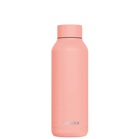 QUOKKA BOTELLA TERMO ACERO INOXIDABLE SOLID PASTEL PEACH 510 ML