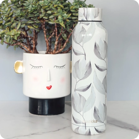 QUOKKA BOTELLA TERMO ACERO INOXIDABLE SOLID COTTON 630 ML