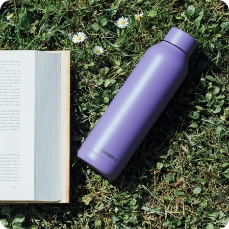 QUOKKA BOTELLA TERMO ACERO INOXIDABLE SOLID AMETHYST PURPLE 630 ML