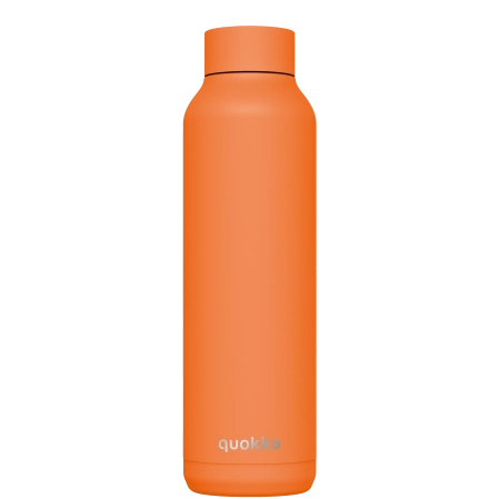 QUOKKA BOTELLA TERMO ACERO INOXIDABLE SOLID PAPAYA ORANGE 630 ML