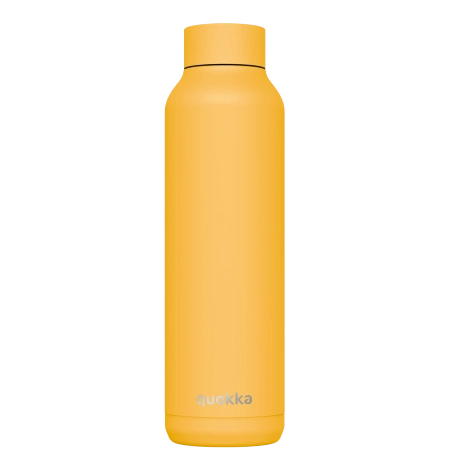 QUOKKA BOTELLA TERMO ACERO INOXIDABLE SOLID SAFFRON YELLOW 630 ML