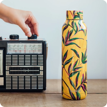 QUOKKA BOTELLA TERMO ACERO INOXIDABLE SOLID SUN GARDEN 630 ML