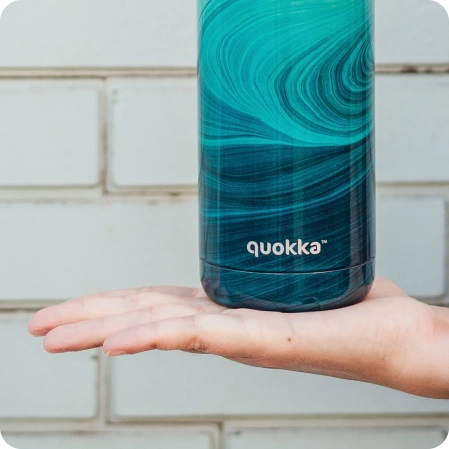 QUOKKA BOTELLA TERMO ACERO INOXIDABLE SOLID OCEAN 630 ML