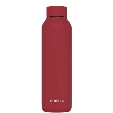 QUOKKA BOTELLA TERMO ACERO INOXIDABLE SOLID FIREBRICK RED 630 ML