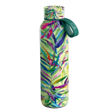 QUOKKA BOTELLA TERMO ACERO INOXIDABLE SOLID CON COLGADOR COLOR NATURE 630 ML