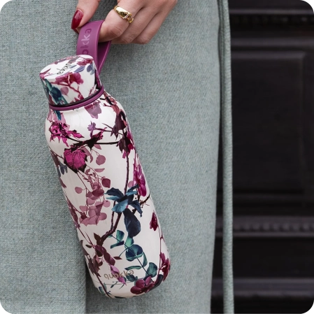 QUOKKA BOTELLA TERMO ACERO INOXIDABLE SOLID CON COLGADOR TREE BRANCHES 510 ML