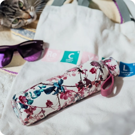 QUOKKA BOTELLA TERMO ACERO INOXIDABLE SOLID CON COLGADOR TREE BRANCHES 630 ML