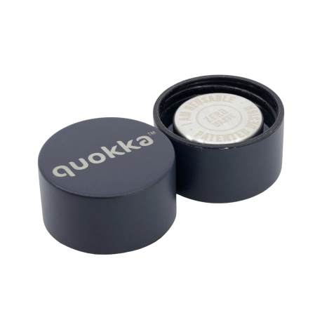 QUOKKA BOTELLA TERMO ACERO INOXIDABLE SOLID CON COLGADOR SLATE 510 ML