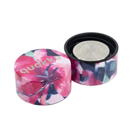 QUOKKA BOTELLA TERMO ACERO INOXIDABLE SOLID PINK BLOOM 850 ML