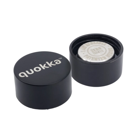 QUOKKA BOTELLA TERMO ACERO INOXIDABLE SOLID JET BLACK 850 ML