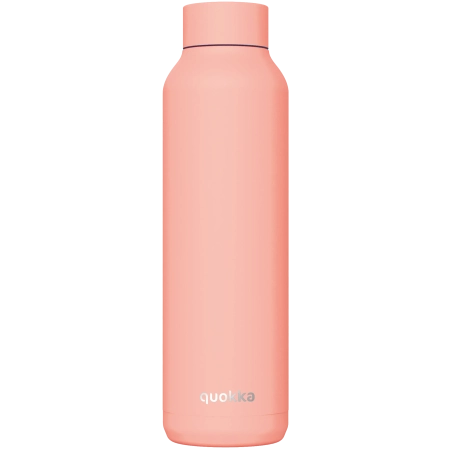 QUOKKA BOTELLA TERMO ACERO INOXIDABLE SOLID PASTEL PEACH 850 ML