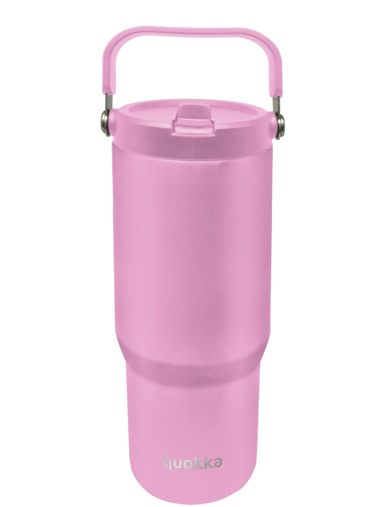 QUOKKA VASO COOL TERMO ACERO INOXIDABLE CON ASA CORE BLOSSOM PINK 860 ML