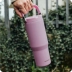 QUOKKA VASO COOL TERMO ACERO INOXIDABLE CON ASA CORE BLOSSOM PINK 860 ML