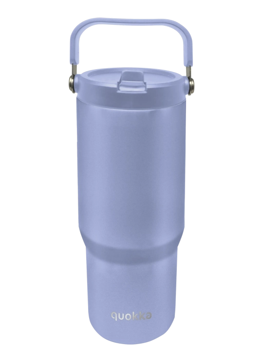 QUOKKA VASO COOL TERMO ACERO INOXIDABLE CON ASA CORE LAVENDER 860 ML