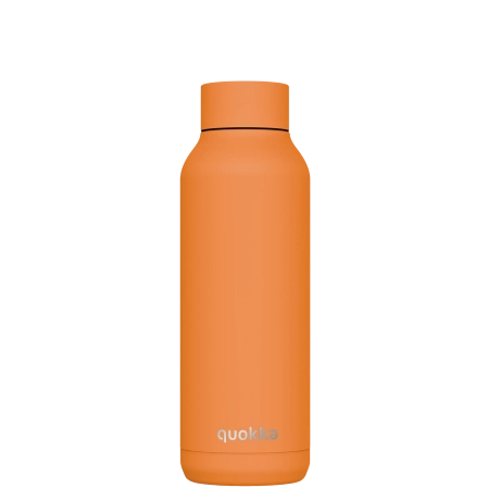 QUOKKA BOTELLA TERMO ACERO INOXIDABLE SOLID PAPAYA ORANGE 510 ML