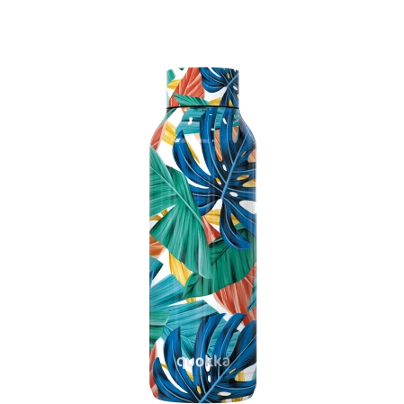 QUOKKA BOTELLA TERMO ACERO INOXIDABLE SOLID COLOR JUNGLE 510 ML