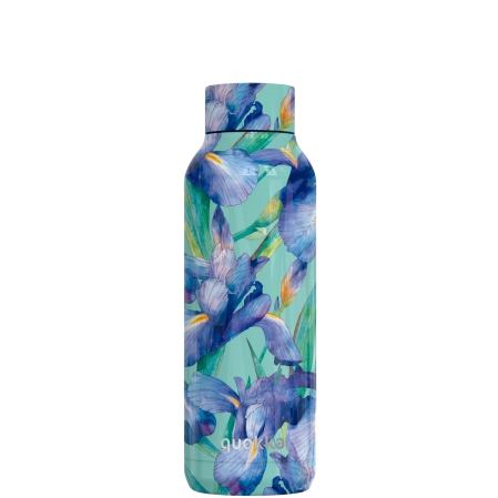 QUOKKA BOTELLA TERMO ACERO INOXIDABLE SOLID BLUE IRISES 510 ML